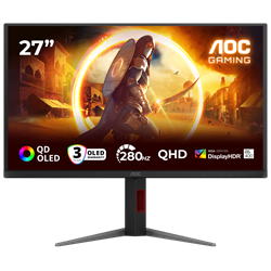 AOC Q27G4ZD 27" 280Hz 0.03ms HDM DPI G-Sync HDR400 Pivot QHD QD-OLED Monitör