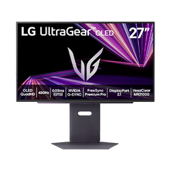 LG UltraGear 27GX790A-B 27" 480Hz 0.03ms HDMI DP FreeSync Premium Pro G-Sync Pivot HDR400 QHD OLED Gaming Monitör