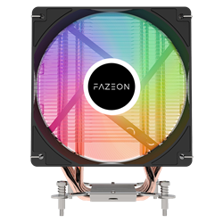 FAZEON A5120TRA 12cm RGB Kule Tipi Siyah İşlemci Soğutucu
