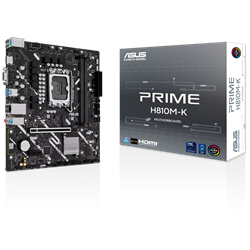 ASUS PRIME H810M-K 6400MHz DDR5 Soket LGA 1851 HDMI M.2 mATX Anakart