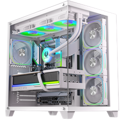 BitFenix COLII 750W 80+ Bronze ATX 3.1 Tempered Glass FRGB Beyaz ATX Mid Tower Kasa