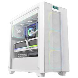 BitFenix IT200 750W 80+ Bronze ATX 3.1 Tempered Glass FRGB Beyaz ATX Mid Tower Kasa