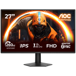 AOC 27G50Z 27" 260Hz(OC) 1ms HDMI DP Adaptive Sync HDR10 FHD Fast IPS Gaming Monitör