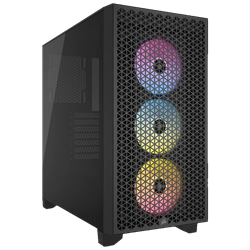 CORSAIR iCUE 3000D AIRFLOW 750W 80+ Bronze Tempered Glass USB 3.2 Siyah ATX Mid Tower Kasa