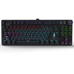 GameBooster Ryba Blue Switch RGB Siyah Mekanik Kablosuz Gaming Klavye