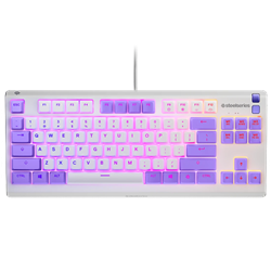 SteelSeries Apex 3 TKL Whisper-Quiet Switch Amethyst Türkçe Kablolu Gaming Klavye