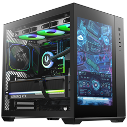 BITFENIX ALD 850W 80+ Bronze Tempered Glass 4x ARGB LCD Ekranlı USB 3.1 Siyah ATX Mid Tower Kasa