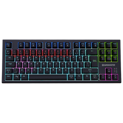 GameBooster Lumin Red Switch RGB Siyah Mekanik Kablolu Gaming Klavye