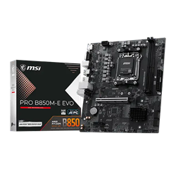 MSI PRO B850M-E EVO 8200MHz(OC) DDR5 Soket AM5 M.2 HDMI mATX Anakart