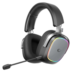 Rampage Retsu Stereo RGB Siyah/Gri Kablosuz Gaming Kulaklık