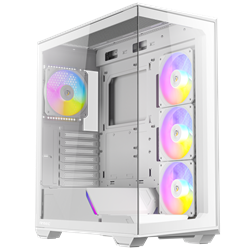 ANTEC C3 Tempered Glass ARGB Beyaz