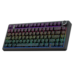Aula F75 Seiya Switch Hot Swap TKL RGB Desenli Siyah Kablosuz Gaming Klavye