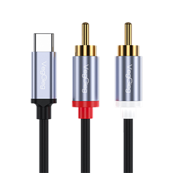 VegGieg Type-C RCA Ses Kablosu 1.5 Metre