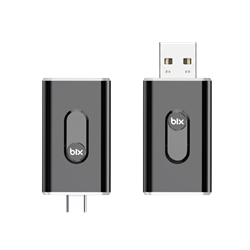 Bix CB02 WIFI CarPlay Android Auto USB-A USB-C Kobloludan Kablosuza Çevirici Hibrit Adaptör