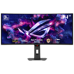 ASUS ROG Strix XG34WCDG 34" 175Hz 0.03ms HDMI DP Type-C AdaptiveSync HDR400 QD-OLED Curved 18000R Gaming Monitör