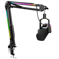Fifine Ampligame AM8PROT XLR/USB RGB Dinamik Mikrofon Seti
