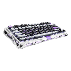 GravaStar Mercury V75 RGB Manyetik Switch İngilizce Q Mecha Gray Kablolu Gaming Klavye