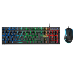 Everest KB-198 Luminax RGB Kablolu Gaming Klavye Mouse Set