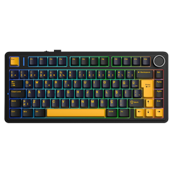 Aula F75 GrayWood V4 Switch Hot Swap RGB Siyah Kablosuz Gaming Klavye