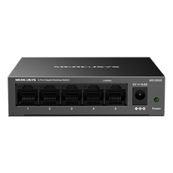 Mercusys MS105GS 5-Port 10/100/1000 Mbps Masaüstü Switch