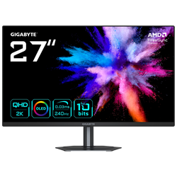 GIGABYTE GO27Q24 27" 240Hz 0.03ms HDMI DP Free Sync Premium HDR10 Pivot QHD QD-OLED Gaming Monitör