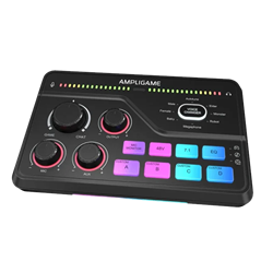 Fifine Ampligame SC8 USB Oyuncu Ses Mikseri