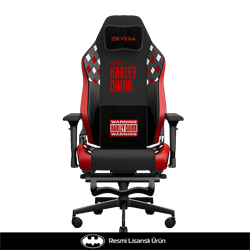 EXVEGA Pandora Pro Harley Quinn Lisanslı Gaming Koltuğu