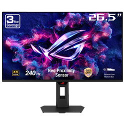 ASUS ROG Strix OLED XG27UQDMS 26.5" 240Hz 0.03ms HDMI DP USB 3.2 AdaptiveSync Pivot HDR10 QD-OLED Monitör