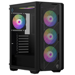MSI MAG FORGE 141A B75 750W 80+ Bronze Tempered Glass RGB Siyah ATX Bilgisayar Kasası