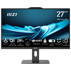 MSI PRO AP272P 14M-867XEU Core i5 14400 16GB(8GBx2) DDR5 512GB SSD 27" FHD IPS AIO Masaüstü PC