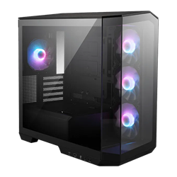 MSI MAG PANO M100R PZ B65 650W 80+ Bronze Tempered Glass ARGB Siyah mATX Bilgisayar Kasası