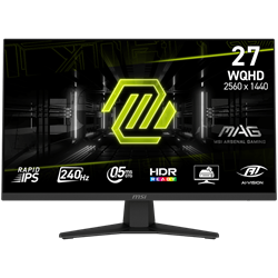 MSI MAG 274QF X24 27" 240Hz 0.5ms HDMI DP FreeSync Premium HDR Ready WQHD Rapid IPS Gaming Monitör