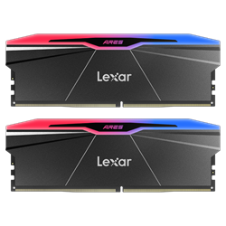 Lexar 64GB (2x32GB) ARES RGB 6400MHz CL32 XMP/EXPO DDR5 Siyah Dual Kit Ram