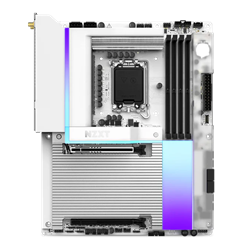 NZXT N9 Z890 8000MHz(OC) DDR5 Soket LGA 1851 M.2 WIFI7 HDMI RGB Beyaz ATX Anakart