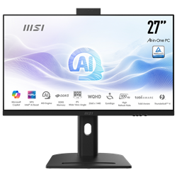 MSI MODERN AM273QP AI 1UM-421EU Core Ultra 5 125H 16GB(8GBx2) DDR5 512GB SSD 27" WQHD IPS AIO Masaüstü PC