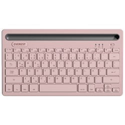 Everest KB-BT82 Pembe/Gri Kablosuz Klavye
