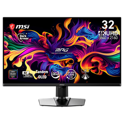 MSI MPG 322UR QD-OLED X24 31.5" 240Hz 0.03ms HDMI DP G-Sync FreeSync Premium Pro HDR500 Pivot UHD QD-OLED Monitör