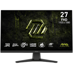 MSI MAG 272F X24 27" 240Hz 0.5ms HDMI DP Adaptive Sync HDR Ready FHD Rapid IPS Gaming Monitör