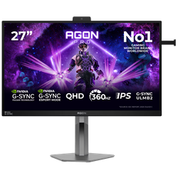 AOC AGON PRO AG276QSG2 27" 360Hz 1ms HDMI DP G-Sync Pivot HDR10 QHD Fast IPS Gaming Monitör