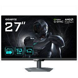 GIGABYTE G27UP 27" 4K 160Hz FHD 320Hz 1ms HDMI DP Type-C G-Sync FreeSync HDR10 UHD Dual Mode SS IPS Gaming Monitör
