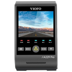 VIOFO A229 Pro 4K HDR Sony Starvis 2 Sensörlü Wİ-Fi GPS'li Araç Kamerası