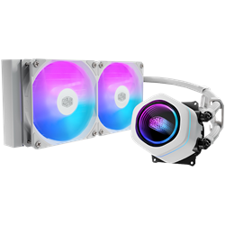 Cooler MAster MasterLiquid Core NEX 240 ARGB 240mm Beyaz İşlemci Sıvı Soğutucu