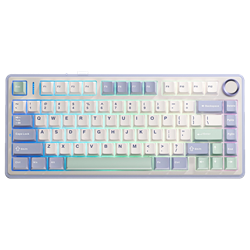 Aula F75 Ice Vein Switch Hot Swap RGB Pastel Kablosuz Mekanik Gaming Klavye