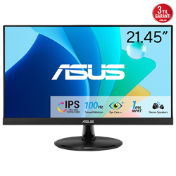 ASUS VP229HF 22" 100Hz 1ms HDMI VGA EyeCare AdaptiveSync FHD IPS Monitör
