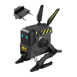 GravaStar Alpha65 Robot Figürlü 65W Gri Hızlı Şarj Adaptörü