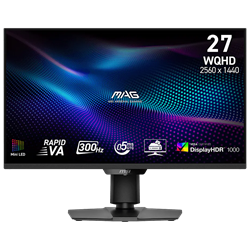 MSI MAG 274QPF X30MV 27" 300Hz 0.5ms HDMI DP AdaptiveSync HDR1000 Pivot WQHD Rapid VA Gaming Monitör