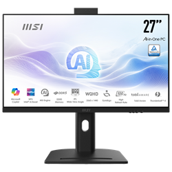 MSI MODERN AM273QP AI 1UMG-416XEU Ultra 7 155H 32GB DDR5 1TB SSD FreeDos 27 " WQHD Siyah AIO Masaüstü PC