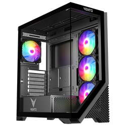 VENTO VG4202FL 850W Tempered Glass USB 3.0 RGB E-ATX Kasa