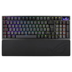 ASUS ROG AZOTH 96 HE ROG HFX V2 Manyetik Switch Kablosuz Türkçe RGB Siyah Mekanik Gaming Klavye