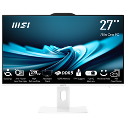 MSI PRO AP272P 14M-868XEU Core i5 14400 16GB(8GBx2) DDR5 512GB SSD 27" FHD IPS Beyaz AIO Masaüstü PC